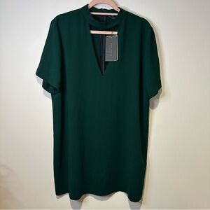 NWT zara green cut out choker dress size xxl